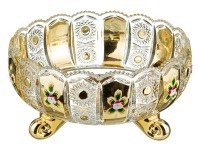 Фруктовница "lefard gold glass" диаметр=25 см. высота=13 см. Lefard (195-102)