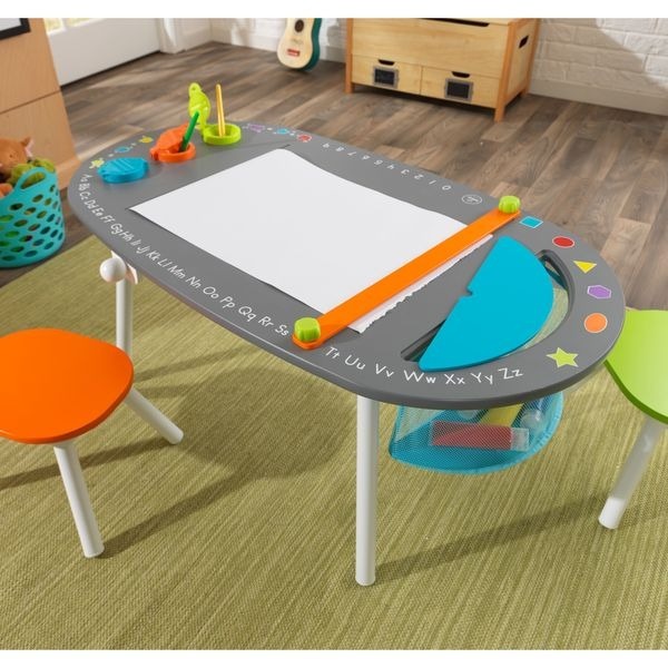 Детский игровой набор стол и 2 стула (26956_KE)