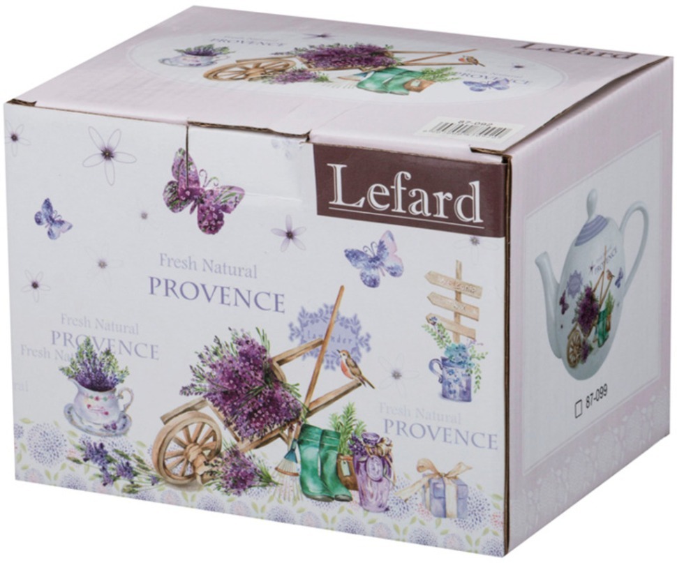 Заварочный чайник "лавандовая весна" 900 мл. Lefard (87-099)
