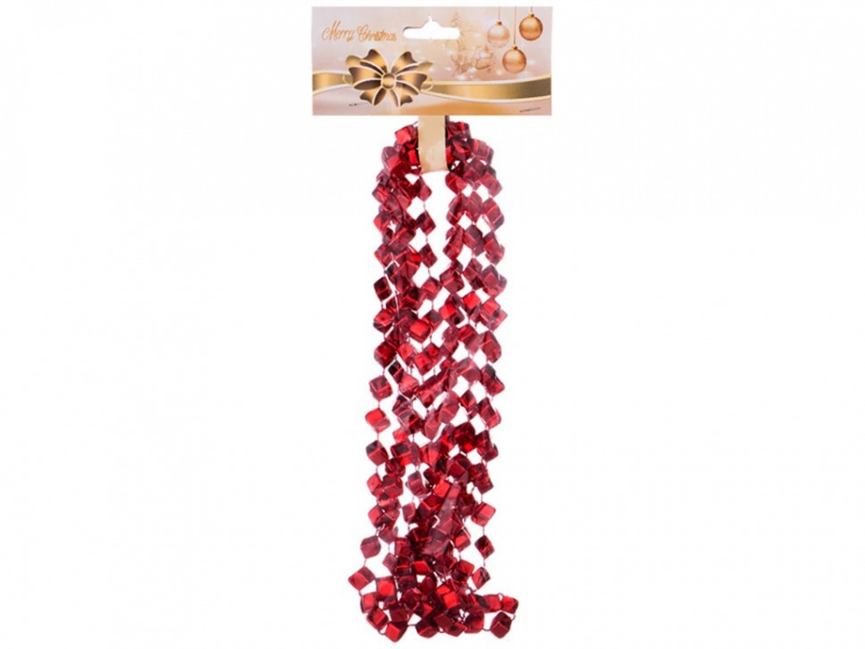 Декор. изделие "гирлянда алмазы" 2,7 м на блистере цвет рубин Polite Crafts&gifts (224-027)
