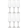 Набор бокалов для шампанского из 6 шт. "amundsen/ardea" 220 мл высота=26,5 см Crystal Bohemia (669-179)