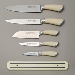 Набор ножей agness 6 пр.с магнитным держателем и ручкой из нерж.стали Agness (911-041)