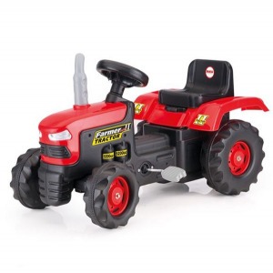 Педальный трактор красно-черный (DL_8050)