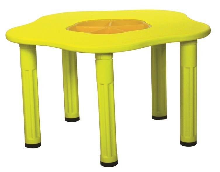 Детский столик "Сэнди", с системой хранения мелочей, цвет Желтый (KK_KM1200_Y)
