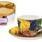 Чашка с блюдцем Ночная терраса кафе (Ван Гог), в подарочной упаковке - CAR2-045-0306-AL Carmani