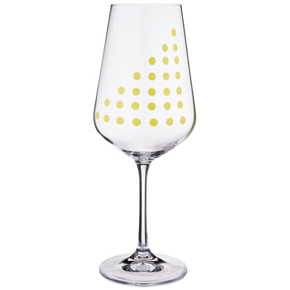 Набор бокалов для вина из 6 шт. "sandra" 450 мл. высота=23,5 см Bohemia Crystal (674-647)