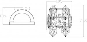 Бра 13*19*25см (TT-00000221)