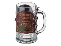 Пивная кружка "баня" 600 мл. Чуп "Вернисаж (352-006)