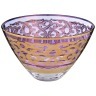 Декоративная чаша "алессандра" фиолетовая диаметр=25 см. высота=15 см. Decotech (291-058)