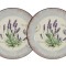 Набор закусочных тарелок Лаванда, 20 см, 2 шт - AL-55E2258-L-LF Anna Lafarg LF Ceramics