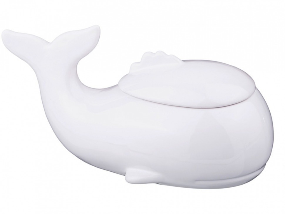 Блюдо для запекания с крышкой "кит белый" 25*12 см.высота=13 см. Hebei Grinding (490-302) 