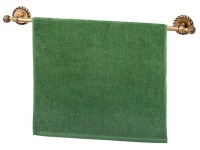 Полотенце махровое 50*90 см зелёное, 100% х\б SANTALINO (703-13132)