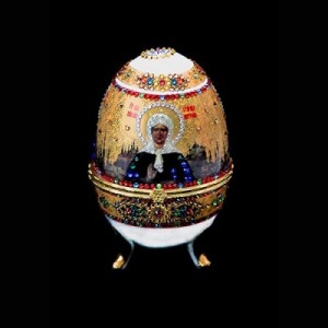Православное яйцо с кристаллами Swarovski (1637)