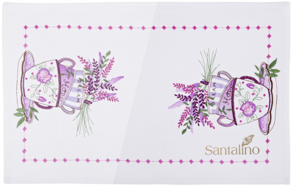 Салфетка 30*50 см, 100% полиэстер SANTALINO (807-075)
