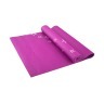 Коврик для йоги FM-102, PVC, 173x61x0,5 см, с рисунком, фиолетовый (129893)