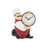 Часы настенные кварцевые "chef kitchen" 35*25*5 см.диаметр циферблата=13 см. Lefard (220-120)