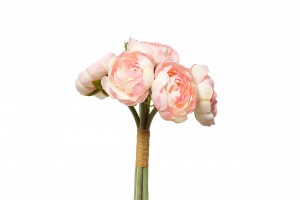 Букет розовых лютиков 30см (12) (TT-00000028)