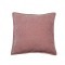 Подушка светло-розовая шинилл квадратная 45х45 см - TT-00000763