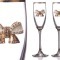 Набор бокалов для шампанского из 2 шт. с золотой каймой 170 мл. Посуда ООО (802-510728)