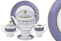 Чайный сервиз Адмиралтейский, 12 персон, 42 предмета - MI2-9831-Y3/42A-AL Midori