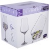Набор бокалов для вина из 6 шт. "sandra" 550 мл. высота=25 см. Crystalex Cz (674-593) 