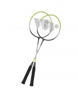 Набор для бадминтона WISH Steeltec 216, 2 ракетки, зеленый (318466)