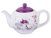 Чайник agness  "лавандовая весна" 22,5*13,5*14,5 см 900 мл Agness (358-1100)