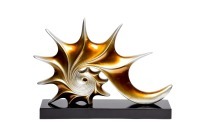 Статуэтка "Абстракция" золотая 43х6х31 (TT-00000252)