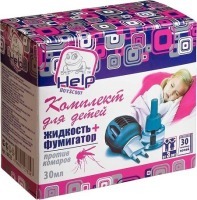 Комплект HELP от комаров для детей: фумигатор+жидкость 30 ночей (80523) (53012)