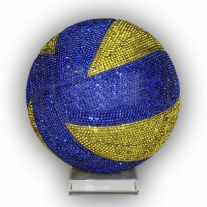 Волейбольный мяч с кристаллами Swarovski (2116)