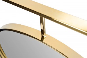 Зеркало золотое 80х80 см (TT-00000929)